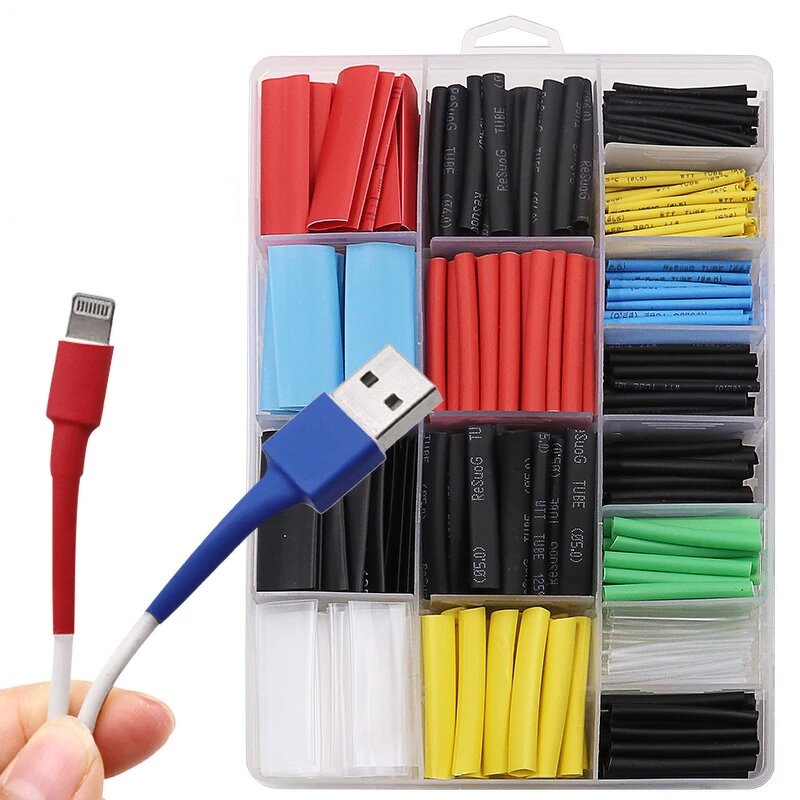 Heat Shrink Tubing Kit Factory - 580pcs Thermoresistant Wire Insulation