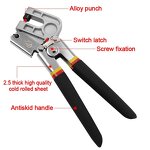 Keel Pliers Factory - 12 Inch Steel Plastic Handle Single Punch