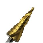 Step Drill Bit Factory - 4-20mm HSS Titanium Coated Spiral Groove