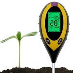 Digital Soil Tester Factory - 4 In1 Ph Moisture Sunlight Temperature