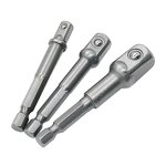 Drill Socket Adapter Factory - 8pcs Hex to Square Converter Extension