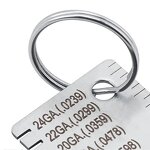 Welding Gauge Factory - Stainless Steel Sheet Thickness Inspection Ruler