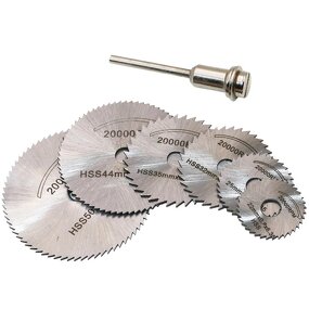 Mini Cutting Disc Set Manufacturer - 7pcs HSS for Wood Plastic Aluminum