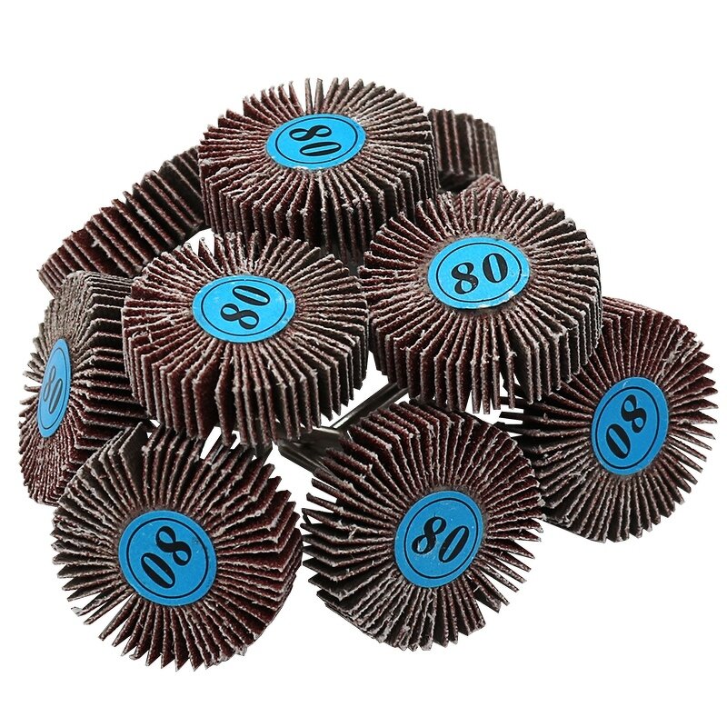 Sanding Flap Wheels Factory - 80 Grit 3.17mm Shank Shutter Polishing Wheel