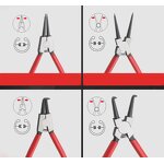 Circlip Plier Manufacturer - Straight Curved Jaw Internal External