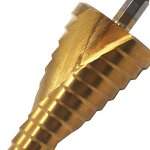 Step Drill Bit Set Manufacturer - 3Pcs 4-32mm HSS Spiral Groove Titanium