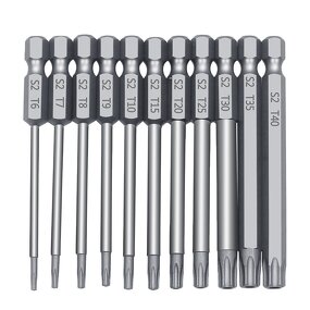 Security Bit Set Manufacturer - Tamper Proof Torx Flat Head 1/4 Hex