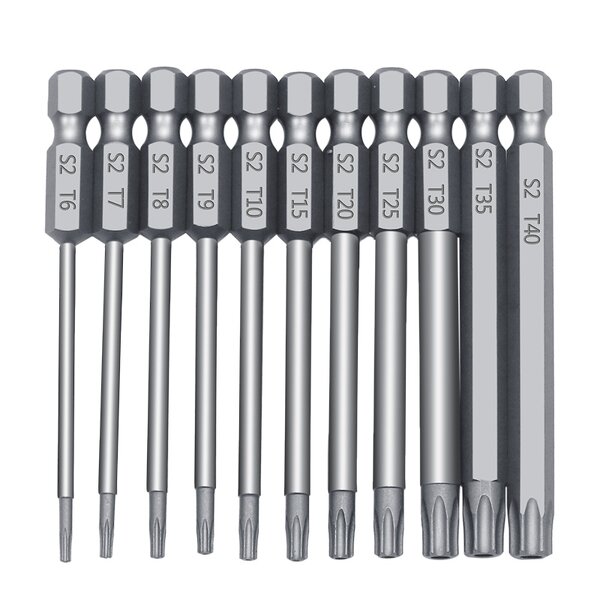 Security Bit Set Manufacturer - Tamper Proof Torx Flat Head 1/4 Hex