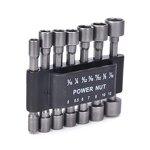 Hex Socket Set Factory - 14pcs 5-12mm Nut Driver Screwdriver Bits