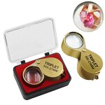 Jeweler's Magnifier Factory - Metal Folding 30X Magnification Glasses
