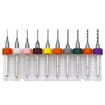 Mini Drill Bit Set Factory - 0.1-1.0mm Carbide Micro PCB Jewelry