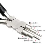 Jewelry Pliers Set Manufacturer - 6 in 1 Round Hand-wound Modeling Anti-rust
