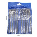 Needle Files Set Manufacturer - 12Pcs 160mm for Metal Glass Stone Jewelry