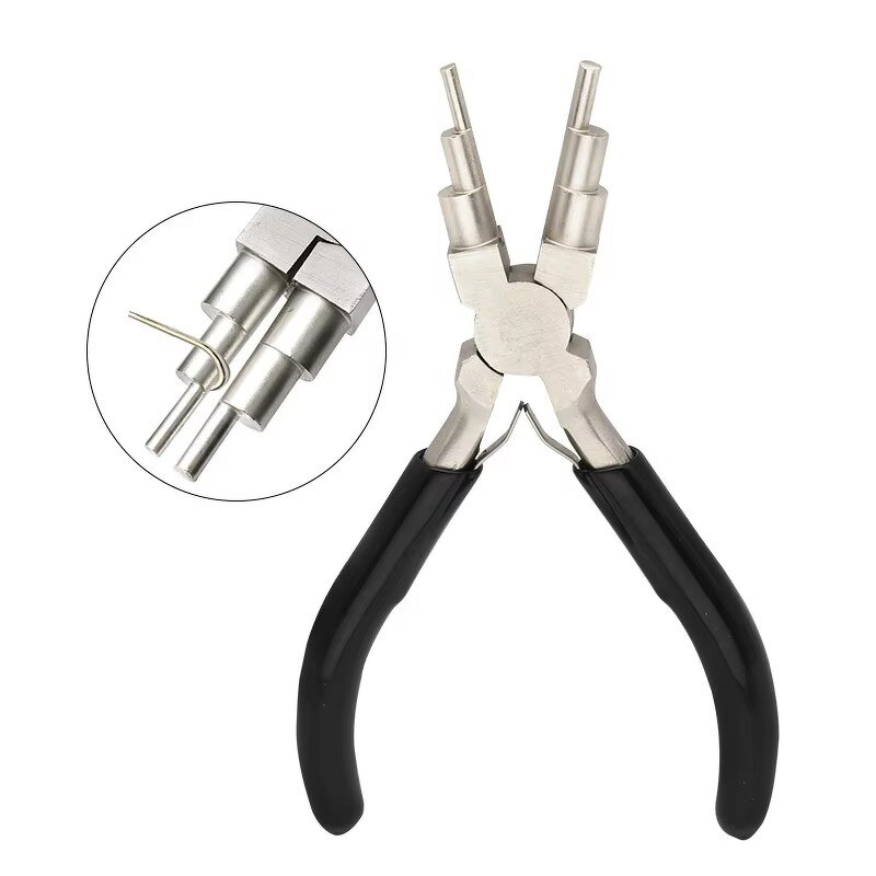 Jewelry Pliers Set Manufacturer - 6 in 1 Round Hand-wound Modeling Anti-rust