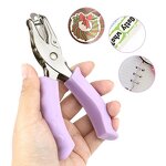 Paper Punch Factory - Handheld Circle Hole DIY Craft Shape Cutter
