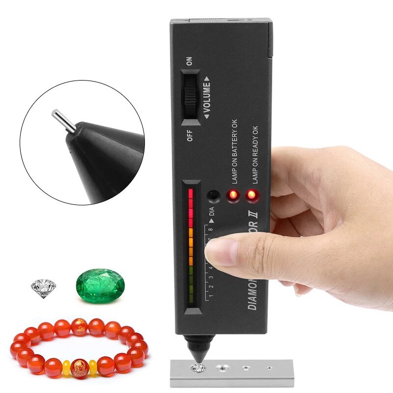 Diamond Tester Manufacturer - Compact LED Gemstone Selector Accurate