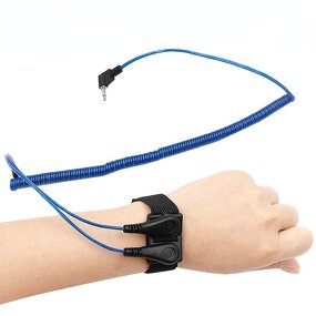 Anti-Static Wrist Strap Factory - 1 Set ESD Discharge Adjustable Bracelet