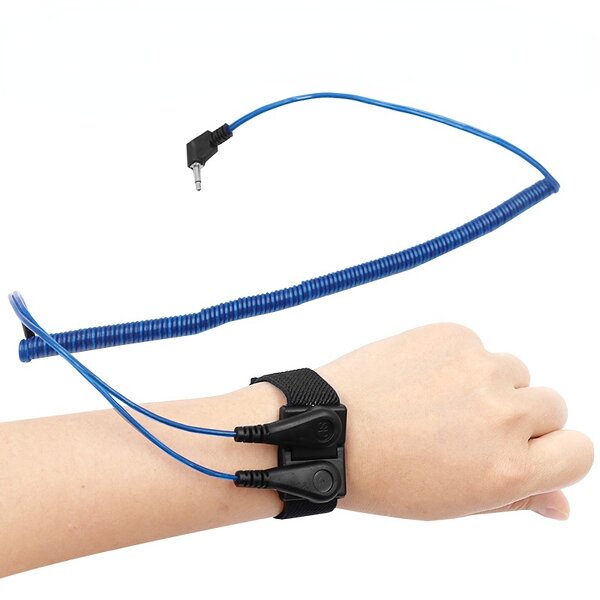 Anti-Static Wrist Strap Factory - 1 Set ESD Discharge Adjustable Bracelet