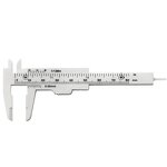 Vernier Caliper Factory - 0-80mm Double Scale Plastic Student Tool
