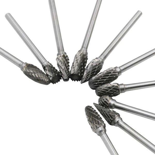 Rotary Burr Set Manufacturer - 3mm Shank Tungsten Carbide Milling Cutter