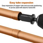 Copper Tube Expander Factory - Swaging Tool Set 1/4 to 7/8 Pipe Flaring