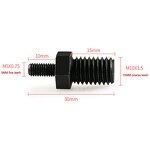 Drill Conversion Rod Factory - M5-M10 3-inch Angle Grinder Adapter