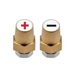 Battery Terminal Factory - 2Pcs Side Post Threaded Brass Connector