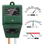 Soil pH Tester Manufacturer - 3 in 1 Ph Sunlight Moisture Meter Kit