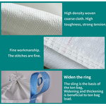 FIBC Bag Factory - U Panel White Top Open 4 Loops 1000kg Loading