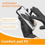 Nitrile Gloves Factory - Chemical Resistant Diamond Textured 8 Mil 100 Pcs