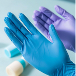 Vinyl Nitrile Gloves Factory - Black Vinyl Powder Free Nitrile Blended