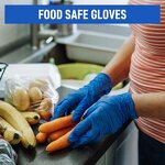 Nitrile Gloves Factory - Powder-Free Blue for Household Cleaning Kitchen