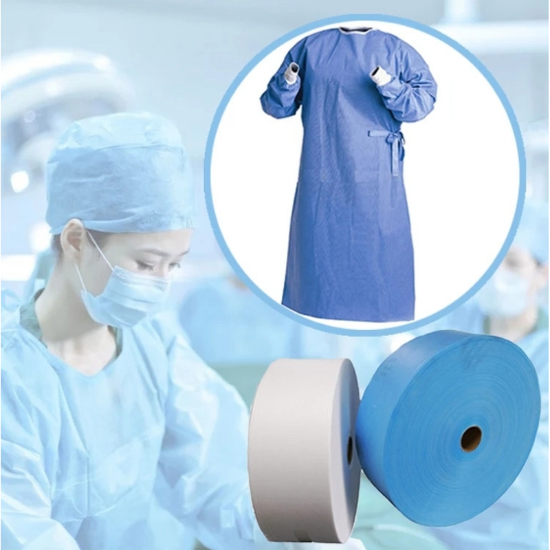 SMS Nonwoven Factory - 100% PP 17-35gsm Anti-UV Fusible Fabric