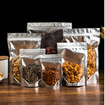 Stand Up Pouch Manufacturer - Transparent Front Zipper Lock for Snacks