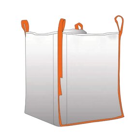 FIBC Bag Factory - U Panel White Top Open 4 Loops 1000kg Loading