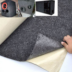 Speaker Box Fabric Factory - Grey Breathable Waterproof Anti-Static Self Adhesive