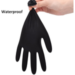 Blue Nitrile Gloves Manufacturer - Powder-Free Disposable Safety Black