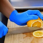 Examination Gloves Factory - 4-6mil Black Pure Food Disposable Nitrile