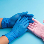 Vinyl Nitrile Gloves Factory - Black Vinyl Powder Free Nitrile Blended