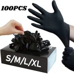 Pink Nitrile Gloves Manufacturer - Anti-Static Kitchen Beauty Salon Cooking