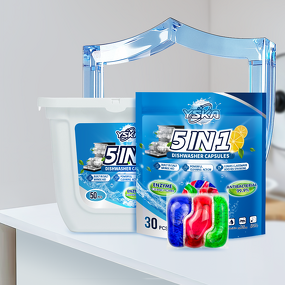 Dishwasher Tablets Manufacturer - High-Performance Multi-Purpose Grease Cutting Stain Removal