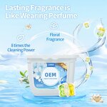Laundry Capsules Manufacturer - Free Sample Premium 3-in-1 Strong Fragrance Quick Dissolve