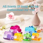 Lavender Loofah Soap Manufacturer - Factory Price OEM 100g Natural Essential Oils Acne Removal