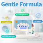 Laundry Detergent Sheets Manufacturer - Free Sample Custom Eco-Friendly Disposable 14x11cm Portable