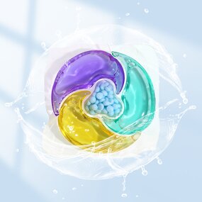 Laundry Capsules Manufacturer - Free Sample Custom Logo 4-in-1 Fruit Fragrance Anti-Static