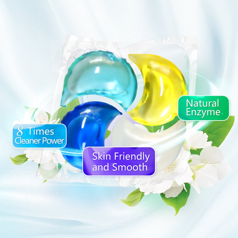 Fabric Softener Pods Manufacturer - Free Sample Family-Size Concentrated Anti-Mite Flower Scent