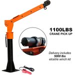Truck Mounted Crane Factory - DC 12V/24V 1000kg Lifting Capacity Electric