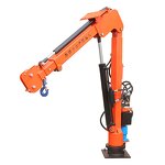 Mini Truck Crane Manufacturer - Hydraulic 2 Ton Capacity Remote Control Cable