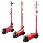 Air Jack Factory - 2 Stage 30/60 Ton Chromed Pneumatic Hydraulic Floor