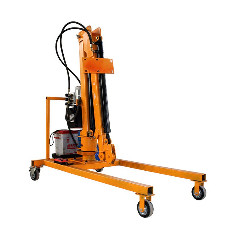 Portable Crane Manufacturer - Automatic 360 Degree Rotary Hydraulic Folding